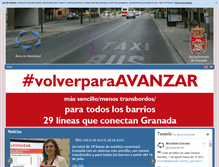 Tablet Screenshot of movilidadgranada.com